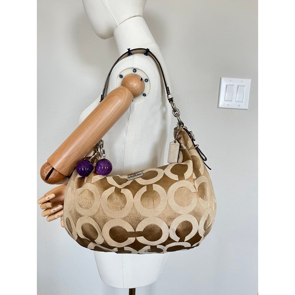 Coach Signature C Monogram Shoulder Bag